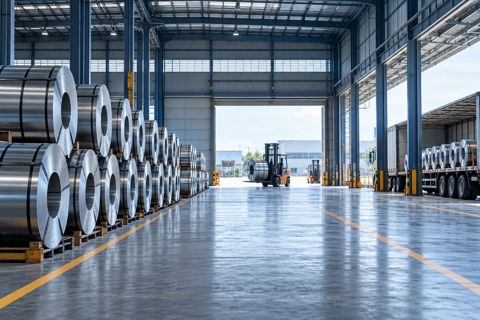 Illustrative industrial warehouse, not a company facility